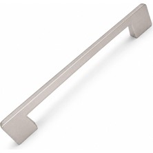 Die Grup Lüks Metal Rigel Çekmece Kulp Mat Saten 224/256 mm 1 Adet Modern Dolap Gardırop Mobilya Kapak Kulpu