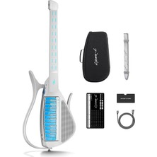 Mythriva Enya Telsiz Akıllı Gitar, Akor Jeneratörlü, Entegre Davul Makinesi ve Bas Çizgisi, 20 Enstrüman Sesi, Elektro Gitar, Akustik Elektro Gitar, Dijital Piyano Vb. Uygulama Etkileşimli Akor Sayfaları