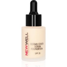 Die Grup New Well Porcelain Make Up Derma Serum Foundation 01