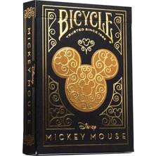 Mythriva Bicycle Disney Mickey Mouse Siyah ve Altın Sarısı Oyun Kartları
