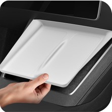 Mythriva Spigen Tesla Model Y Juniper 2026-2025 Kablosuz Şarj Pedi Koruyucu Kaplama TO261JH White - ACP10032