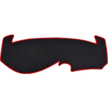 Mythriva Guerrıno Torpido Koruma Halısı Siyah Kenar Renk Kırmızı Ford Focus 1 1998-2004 ile Uyumlu
