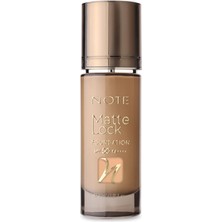 Die Grup Note Matte Lock Foundation 130 Classic Beige Spf 50 Yoğun Kapatıcı Mat Bitişli Fondöten