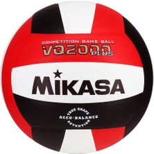 Die Grup (Red/white/black) - Mikasa VQ2000 Micro-Cell Indoor Volleyball, Red/black/white