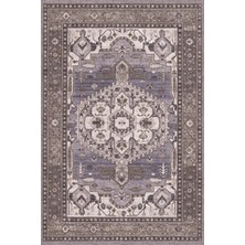 Kilim Home Anadolu Motifli Mavi Vintage Salon Halısı - Etnik Desenli Modern Dekoratif Halı 2256