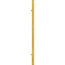 Mythriva Vivarel 2'li Set Paslanmaz Çelik Örme Çekme Kol Pvd Kaplama Satin Altın 1300 mm