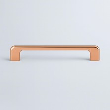 Mythriva Ilıca Roze Gold Renk Metal Kulp 160 mm Mobilya Çekmece Mutfak Dolabı Dolap Kulpları Kulbu Kulpu