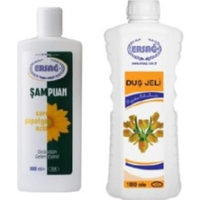 Mythriva Ersağ Sarı Papatya Özlü Şampuan 300 ml & Duş Jeli Doğadan Gelen Esinti 1000ML