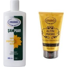 Mythriva Ersağ Sarı Papatya Özlü Şampuan 300 ml +Yaşlanma ve Leke Karşıtı Soyulabilen Altın Maske 150 ml