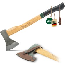 Mythriva Adler Canoe Balta 600GR, Ağaç Sap 50 Cm, Yeşil/siyah