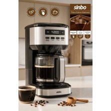 Sinbo SCM-9043 Otomatik Zaman Ayarlı Xl 14 Fincan Filtre Kahve Makinesi Dijital Göstergeli
