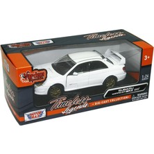 Vionna Subaru Impreza Wrx Stı, Beyaz, Araba, Hazır, Motormax 1: 24