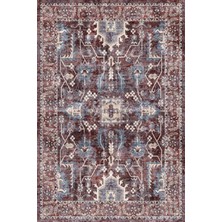 Kilim Home Mars Halı Geleneksel Osmanlı Motifli Bordo Eskitme Halı Mars 2260
