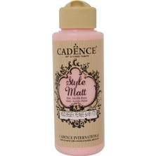 Vionna Cadence Style Matt Akrilik Boya, 120ML, Bebek Pembe