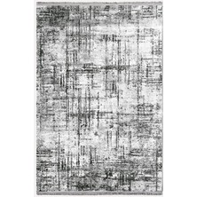 Kilim Home Mars Halı Gri Tonunda Dekoratif Kilim Salon Halısı Pelüş Halı Saçaklı Yıkanabilen Halı