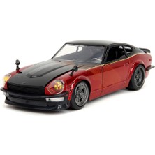 Vionna Jada Toys Fast And Furious Model Araba 1972 Datsun 240Z (Kırmızı) - Fast x Film Arabası, Açılabilir Parçalar, Ölçek 1:24 (20 Cm), 8 Yaşından Itibaren Hayranlar ve Koleksiyoncular Için