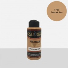 Vionna Cadence Premium Akrilik Boya, 1780 Toprak Sarı, 120ML