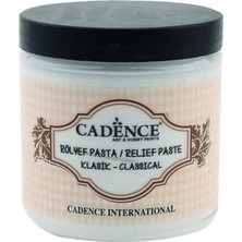 Vionna Cadence Klasik Rölyef Pasta, 250 Ml, Beyaz