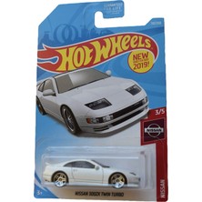 Vionna Mattel Hot Wheels Nissan Serisi 3/5 Nissan 300ZX Twin Turbo 110/250, Beyaz