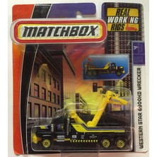 Vionna Matchbox Real Working Rigs Western Star 6900XD Wrecker 2008 (Metalik Kırmızı)