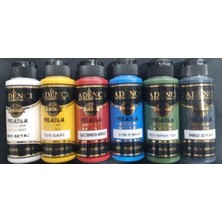 Vionna Reyhan Hobi Cadence Premium Akrilik Boya 6'lı Set, 120 Ml, Beyaz, Siyah, Yeşil, Kırmızı, Mavi, Sarı