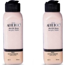 Vionna Artdeco Akrilik Boya 2'li Set, 140 Ml, Sütlü Kahve (3654)