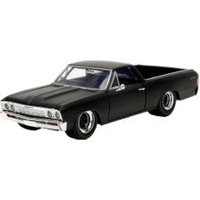Vionna Jada Toys Fast And Furious Auto El Camino (1:24, Siyah) - Chevrolet El Camino 1967 Fast & Furious 10 Filminden, Cast Auto 8 Yaşından Itibaren Parçaları Açılabilir, 19 cm