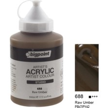 Vionna Bigpoint Akrilik Boya 500 ml Raw Umber 688