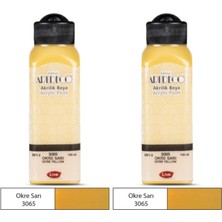 Vionna Artdeco Akrilik Boya, 2'li Set, 140 Ml, Okre Sarı (3065)
