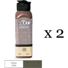 Vionna Artdeco Akrilik Boya 140 Ml, 2'li Set, Kakao Rengi