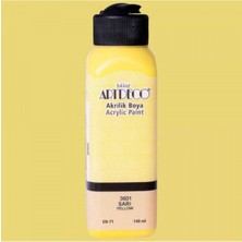 Vionna Artdeco Akrilik Boya, 140ML, Güneş Sarı