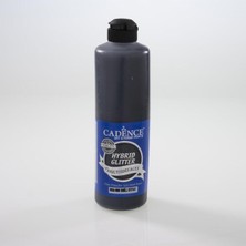 Vionna Cadence Hybrid Glitter Multisurface Akrilik Boya, Siyah, 500ML, Simli