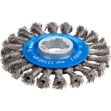 Vionna Bosch Professional Disk Fırçası, Örgülü Tel Ağır (Metal Için, X-Lock Ø 115 Mm, Tel Kalınlığı 0,5 Mm)