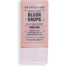 Vionna Devrim, Parlak Işık Allık Damlaları, Hyaluronik Asit ile Aşılanmış, Parlak Bitiş, Pembe Gül, 0.77 Fl. Oz.