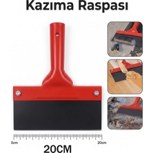 Vionna Professional 20 cm Kazıma Raspası – Değiştirilebilir Bıçaklı Duvar, Cam, Zemin ve Boya Kazıma Spatulası