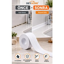 Vionna Deyhome Su Sızdırmaz Lavabo Küvet Kenar Bandı 3,2 Metre x 38 mm Kendinden Yapışkanlı Banyo Mutfak Izolasyon Şeridi