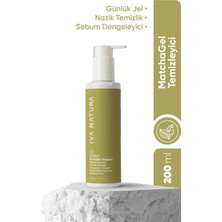Vionna Iva Natura Matcha Özlü Jel Yüz Temizleyici Yağ Dengeleyici & Nazik Arındırıcı Bakım – 200 ml