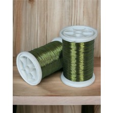 Vionna Gürbüz Filografi 0.30MM(100GR -150M) Haki Renkli Bakır Filografi Teli