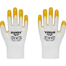 Vionna Handy Hn-15 Nitril Kaplama Iş Eldiveni Sanayi Inşaat Usta Eldiven 9/l (6 Çift)