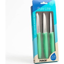 Vionna Pure Line Yeşil Meyve Bıçağı Seti 9 cm (6'lı)