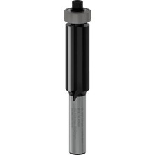 Vionna Bosch 1 x Pro Düz Freze, Altta Bulunan Kılavuz Bilyalı Rulmanlı (Yumuşak Ahşap, Sert Ahşap, Çap 12,7 Mm, Profesyonel Aksesuar El Frezesi, Düzeltme Yönlendirici)
