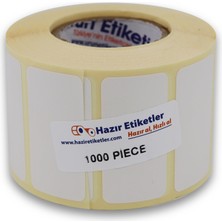 Vionna Hazır Etiketler , Hazır Al Hızlı Al Eko Termal Etiket 50MM x 25MM Ruloda 1000 Adet 40MM Kuka Çapında Direk Termal Transfer Etiketi