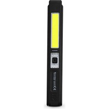 Vionna Şarjlı El Feneri 30 W 3 Mod Type-C Güçlü Işık Uzun Menzil Taşınabilir LED Fener Yüksek Parlaklık