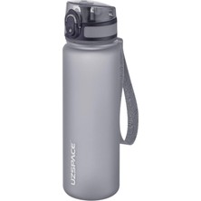 Vionna Uzspace 500 ml Tritan Su Matarası 13 Farklı Renk Softtouch Gri
