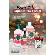 Vionna Sıvı Sabun 500ML, Losyon 280ML, Kolonya 1lt Eyüp Sabri Japon Kiraz Çiçeği ve Rosie Pamuk