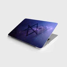 Vionna Laptop Sticker Notebook Pc Kaplama Etiketi Galaksi Logo