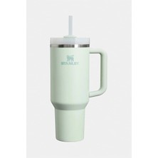 Vionna Stanley Quencher H2.0 Flowstate Tumbler 1.18L - 11 Saat Soğutma, 48 Saat Buz Koruma, Pipetli Metal Termos, Kapaklı ve Tutamaçlı, Bulaşık Makinesinde Yıkanabilir, Mist