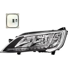Vionna Ayfar Far Sağ Motorlu Krom Çerçeveli Fiat Ducato Maxi, Peugeot Boxer, Citreoen Jumper 14 LED (Ballast Hariç) - Ayf 505214
