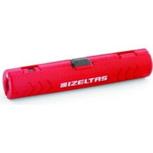 Vionna Izeltaş 375150012 Koaksiyel Kablo Sıyırıcı, Kırmızı, Diş 1/ıç 2