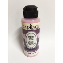 Şanal Cadence Velvet Kadife Tozu, 120ML, 422 Pembe, Akrilik Boya